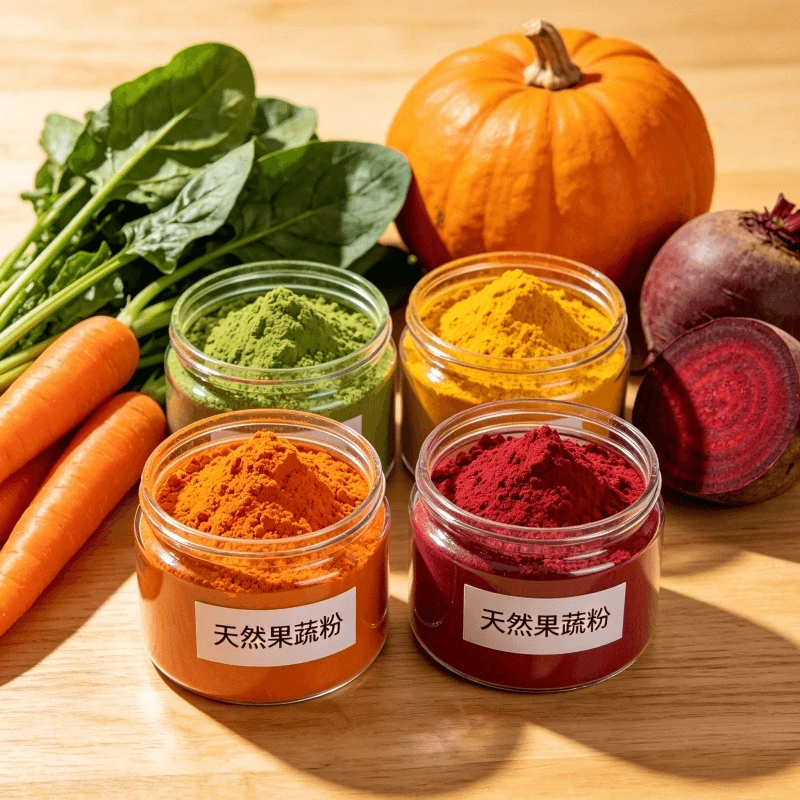 生成水果和蔬菜粉图片